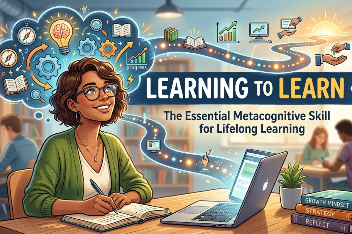 Learning to Learn, the Essential Metacognitive Skill for Life Long Learning